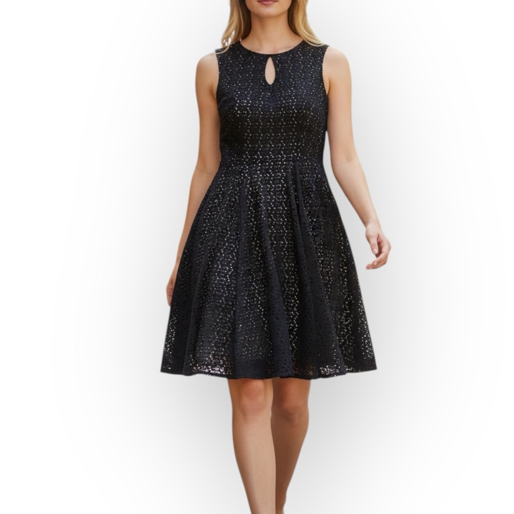 Ricki's Black Sparkle Midi Dress